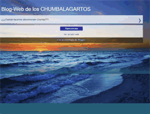 Tablet Screenshot of chumbalagartos.blogspot.com