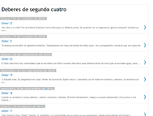 Tablet Screenshot of deberesdesegundocuatro.blogspot.com
