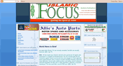 Desktop Screenshot of islamicfocus.blogspot.com