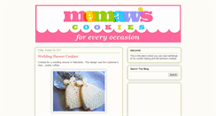 Desktop Screenshot of memawscookies.blogspot.com