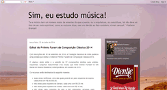 Desktop Screenshot of euestudomusica.blogspot.com