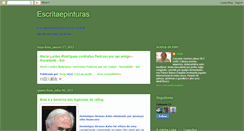 Desktop Screenshot of escritaepinturas.blogspot.com