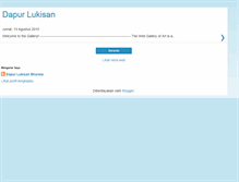 Tablet Screenshot of dapurlukisanbharata.blogspot.com