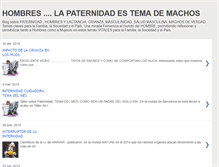 Tablet Screenshot of paternidadtemademachos.blogspot.com