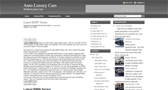 Desktop Screenshot of luxuryautosworld.blogspot.com