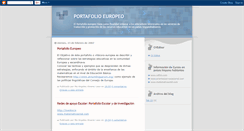 Desktop Screenshot of portafolioeuropeo.blogspot.com