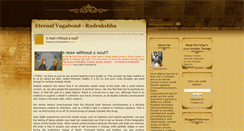 Desktop Screenshot of eternalvagabond-rudraksh.blogspot.com