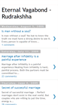 Mobile Screenshot of eternalvagabond-rudraksh.blogspot.com