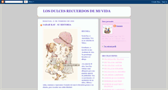 Desktop Screenshot of losdulcesrecuerdosdemivida.blogspot.com