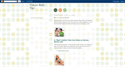 Desktop Screenshot of betterbodytips.blogspot.com