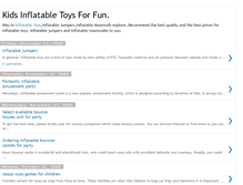 Tablet Screenshot of inflatable-toys.blogspot.com