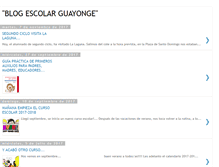 Tablet Screenshot of colegioguayonge.blogspot.com