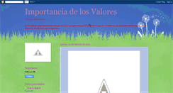 Desktop Screenshot of importanciadelosvaloreshumanos.blogspot.com
