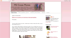 Desktop Screenshot of milcosasmonas.blogspot.com