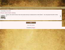 Tablet Screenshot of apioneerlife.blogspot.com