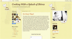 Desktop Screenshot of cookingwithasplashofshiraz.blogspot.com