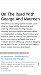 Mobile Screenshot of ontheroadwithgeorgeandmaureen.blogspot.com