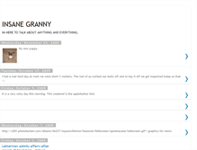 Tablet Screenshot of insanegranny.blogspot.com