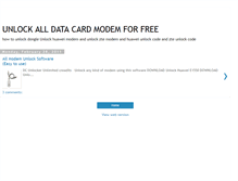 Tablet Screenshot of dcunlock.blogspot.com