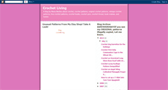 Desktop Screenshot of crochetliving.blogspot.com
