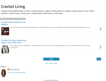 Tablet Screenshot of crochetliving.blogspot.com