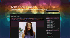 Desktop Screenshot of kristin-kreuk--nude.blogspot.com