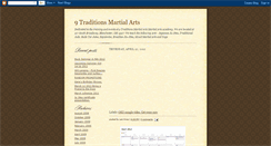 Desktop Screenshot of 9traditions.blogspot.com