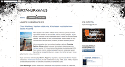 Desktop Screenshot of kirjanurkkaus.blogspot.com