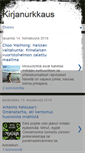 Mobile Screenshot of kirjanurkkaus.blogspot.com