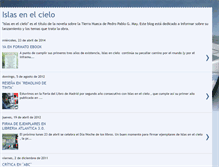 Tablet Screenshot of islasenelcielo.blogspot.com