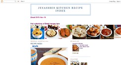 Desktop Screenshot of jeyashriskitchenrecipeindex.blogspot.com