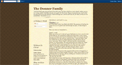 Desktop Screenshot of donnerfamily.blogspot.com