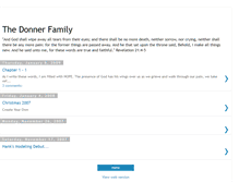 Tablet Screenshot of donnerfamily.blogspot.com