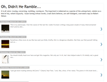 Tablet Screenshot of didntheramble.blogspot.com
