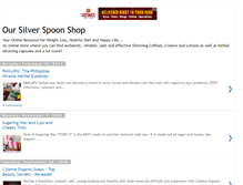 Tablet Screenshot of oursilverspoonshop.blogspot.com