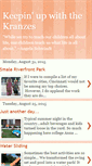 Mobile Screenshot of keepinupwiththekranzes.blogspot.com