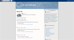 Desktop Screenshot of msholtsmathblog.blogspot.com