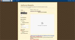 Desktop Screenshot of amberen-samples.blogspot.com