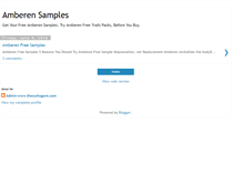 Tablet Screenshot of amberen-samples.blogspot.com