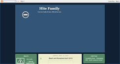 Desktop Screenshot of mikehitefamily.blogspot.com