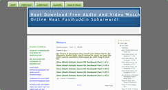 Desktop Screenshot of naat-download.blogspot.com
