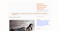Desktop Screenshot of prasastiminapariaman.blogspot.com
