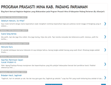 Tablet Screenshot of prasastiminapariaman.blogspot.com