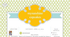 Desktop Screenshot of mysunshine-cupcakes.blogspot.com