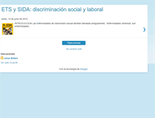Tablet Screenshot of discriminacionbioetica.blogspot.com