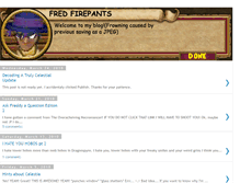 Tablet Screenshot of fredfirepants.blogspot.com