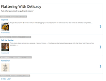 Tablet Screenshot of flatteringwithdelicacy.blogspot.com