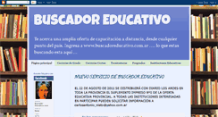 Desktop Screenshot of buscador-educativo.blogspot.com