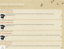Tablet Screenshot of claudiogarciaderivas.blogspot.com