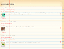 Tablet Screenshot of jessicaisweird.blogspot.com